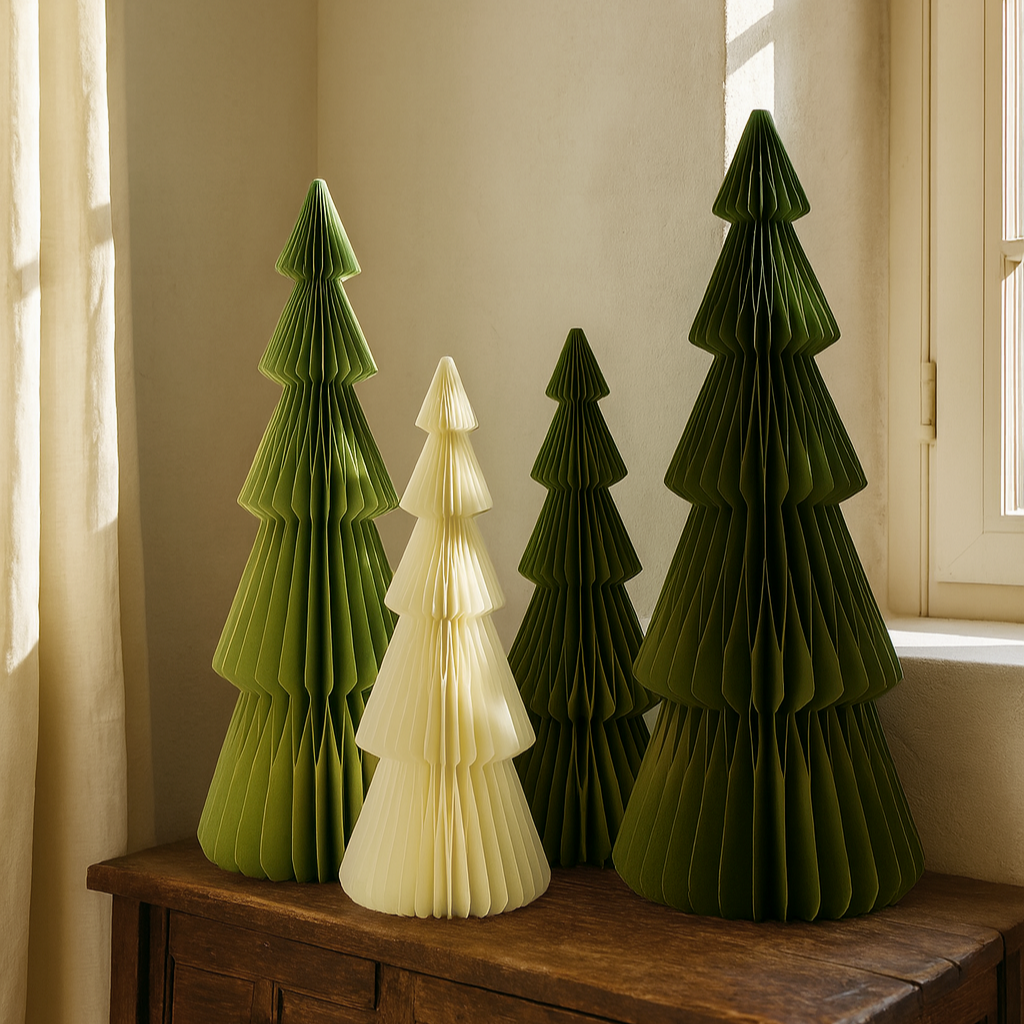 Stilvoller XL Papierbaum Weihnachten