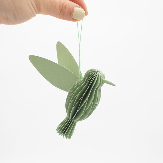 Papier Kolibri Deko – Filigraner Vogel zum Aufhängen