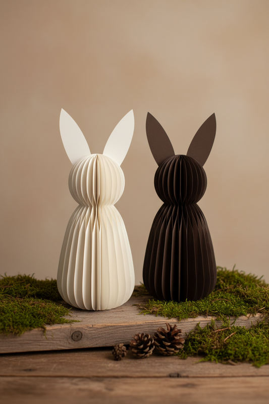 XXL Papier-Osterhase – Moderne, nachhaltige Osterdekoration