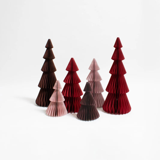 Papier Weihnachtsbaum klein – nachhaltige Tischdeko für Weihnachten