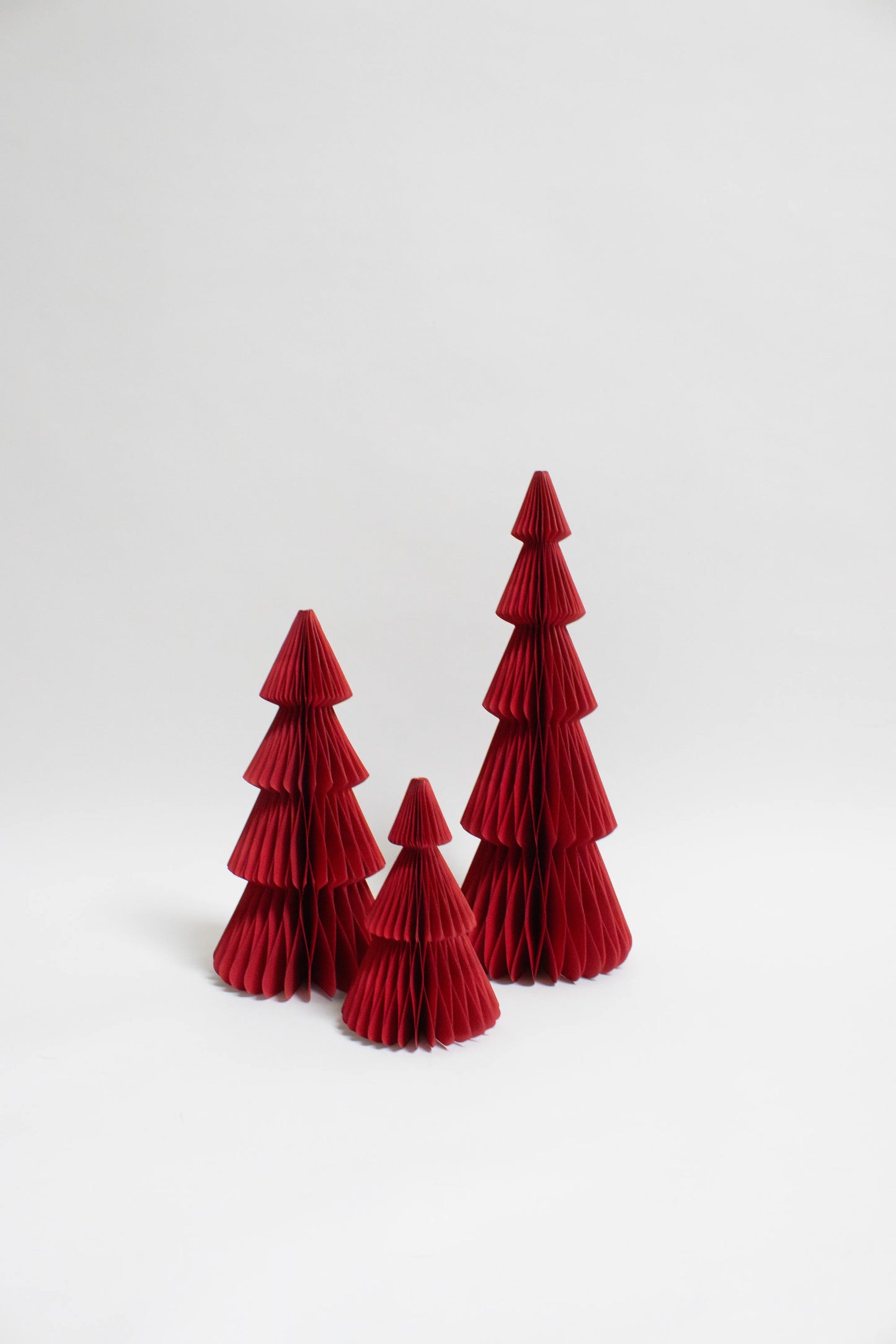 Papier Weihnachtsbaum klein – nachhaltige Tischdeko für Weihnachten