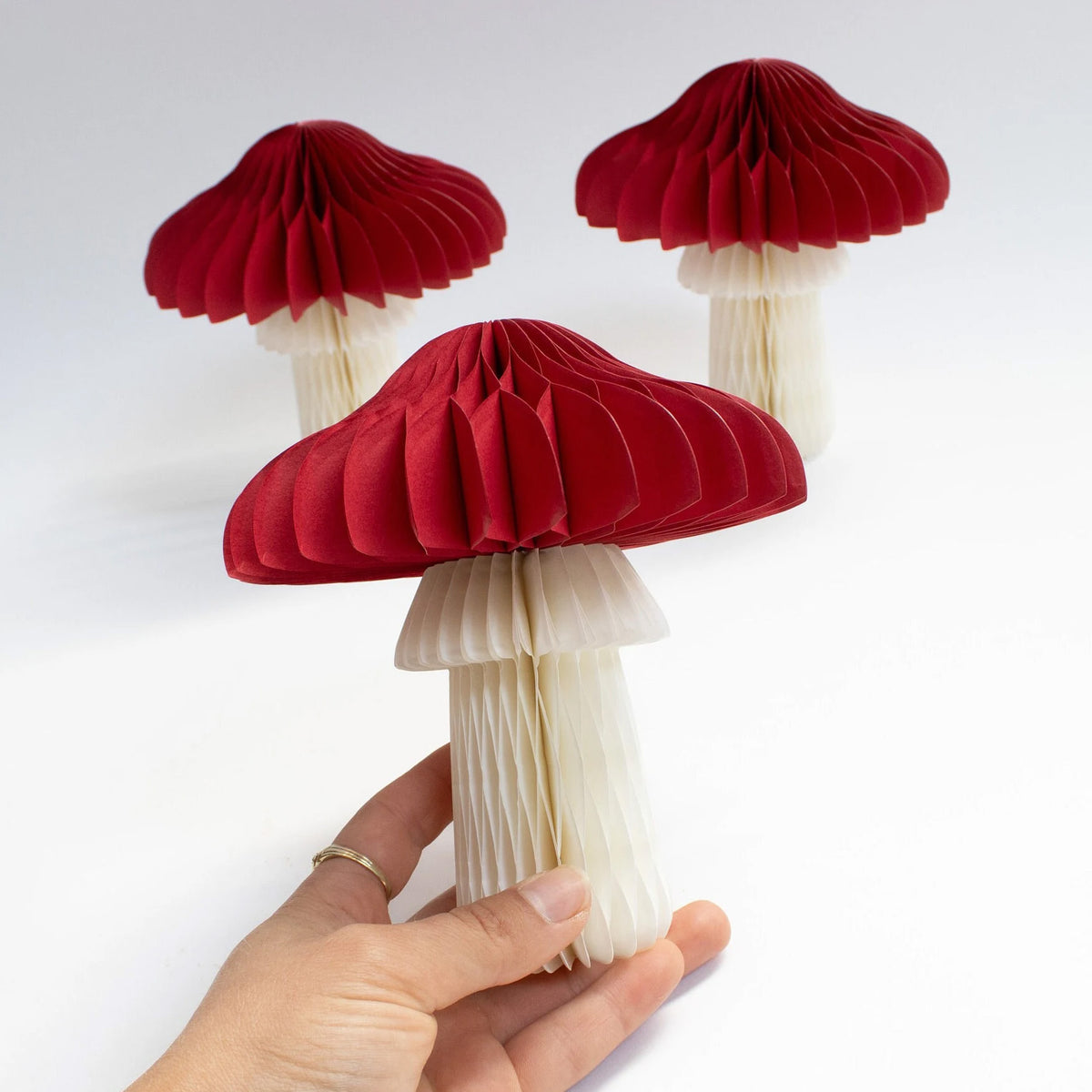 Papierpilze einzeln – Steinpilz, Fliegenpilz & mehr, 8 bis 20 cm