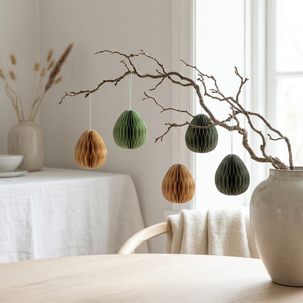 Papier-Ostereier 7 cm – natur