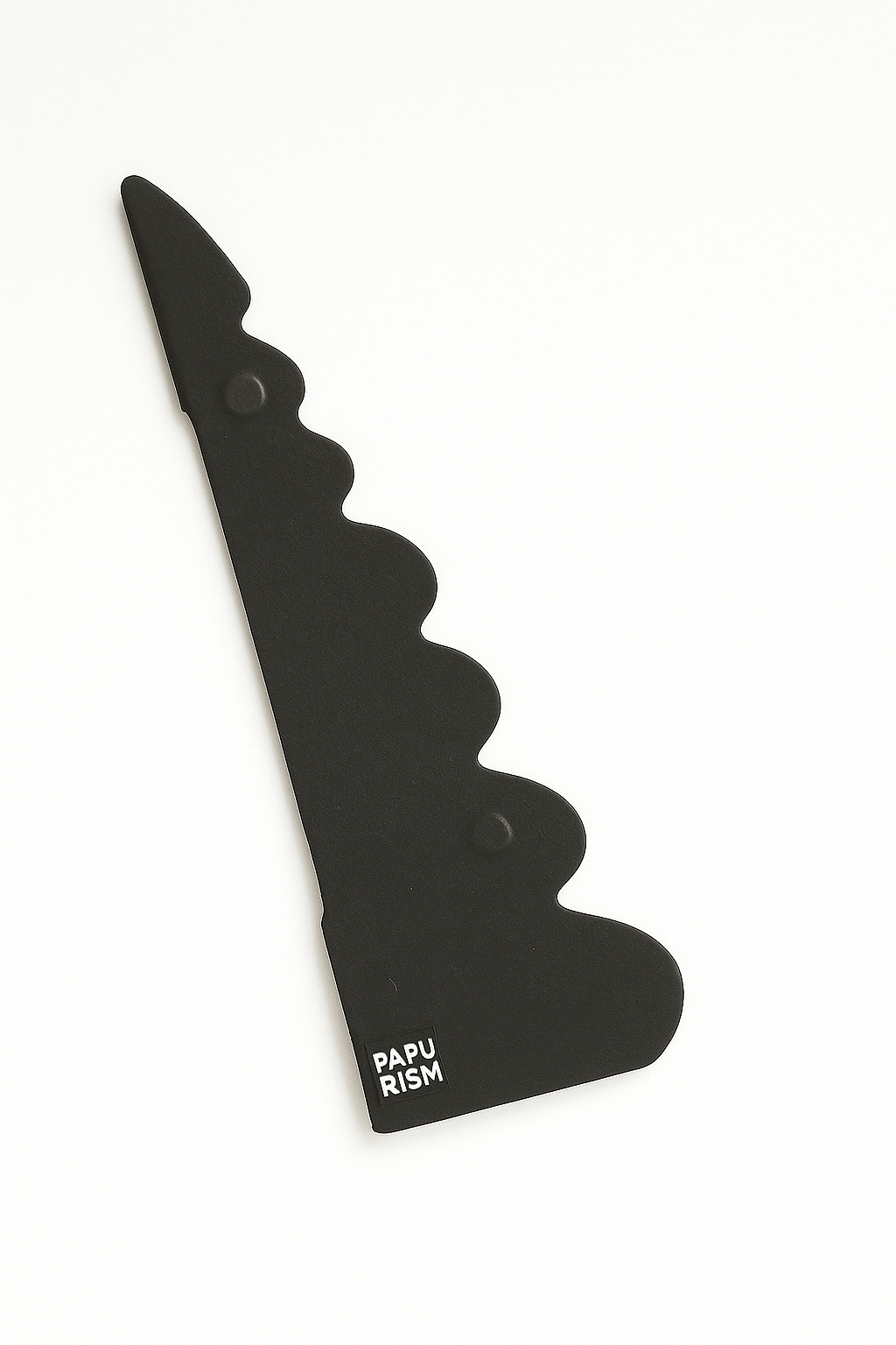 Schwarze Papier-Weihnachtsbäume | Design Deko Set aus Papier | Nachhaltige Weihnachtsdekoration | Minimalistische skandinavische Deko