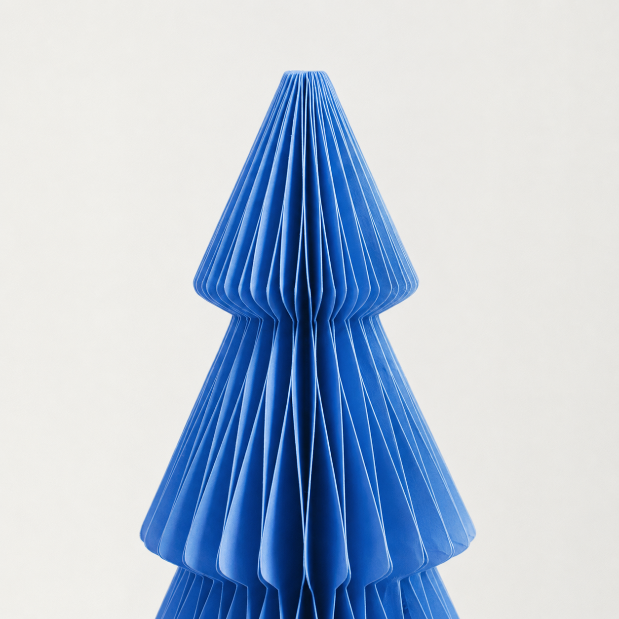 Papier Weihnachtsbaum Set – Eisblau, Fjordblau & Mitternacht