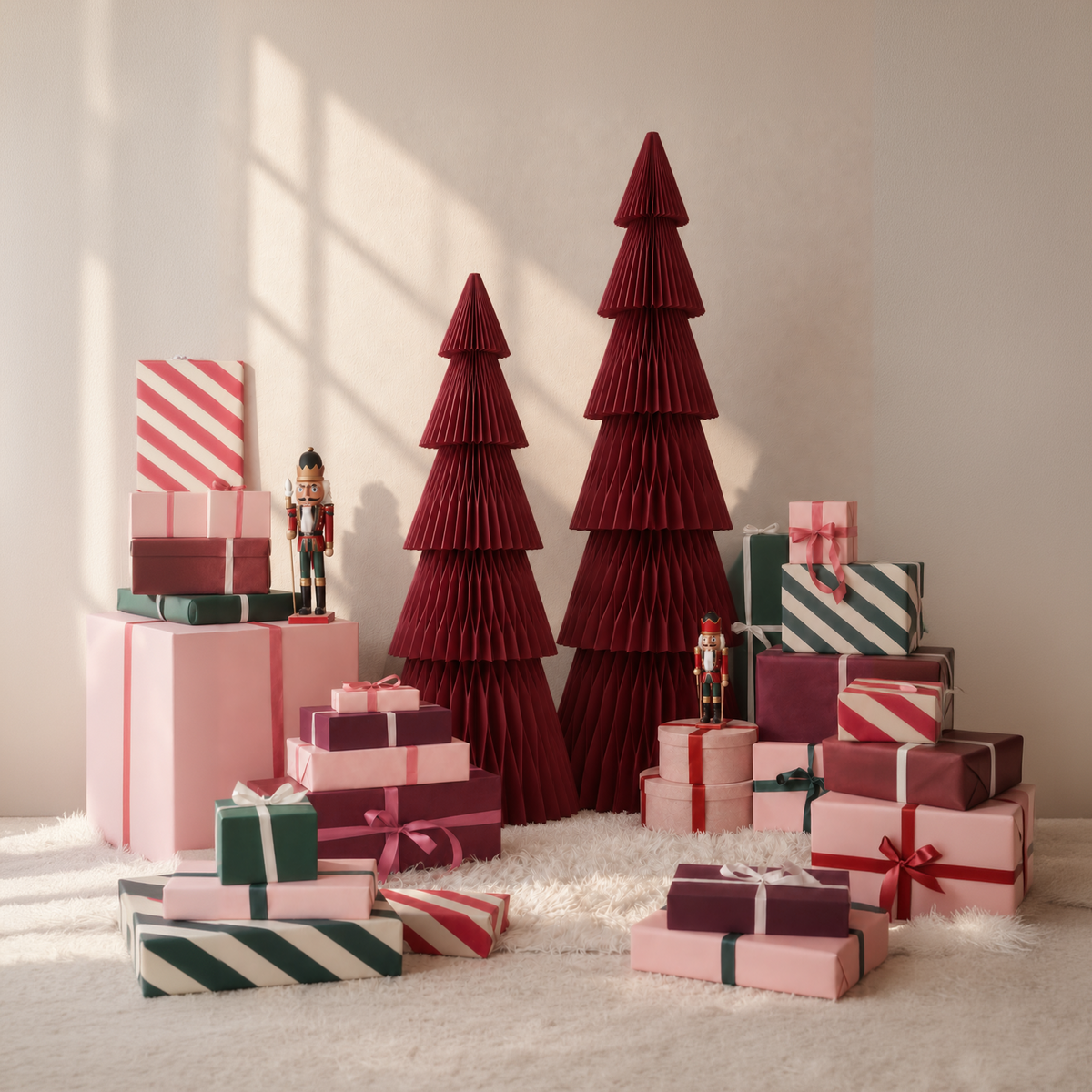 XXL Papier-Weihnachtsbaum Tilda – 120 bis 300 cm