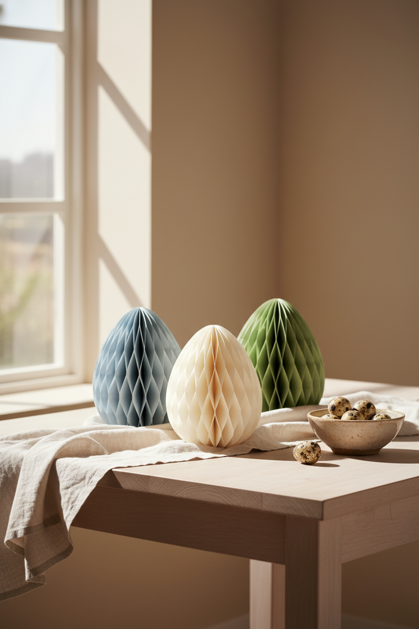 XL Ostereier Papierdekoration