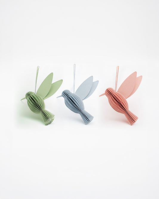 Papier Kolibri Deko – Filigraner Vogel zum Aufhängen