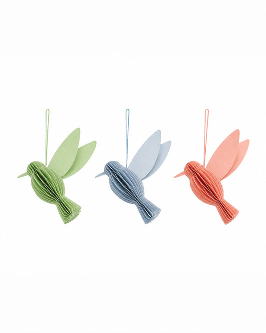 Papier Kolibri Deko – Filigraner Vogel zum Aufhängen