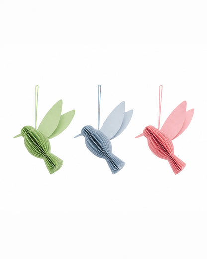 Papier Kolibri Deko – Filigraner Vogel zum Aufhängen