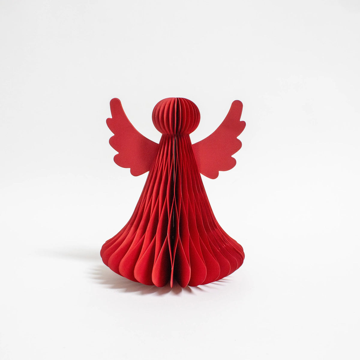 Papier-Engel 15 cm in Karminrot