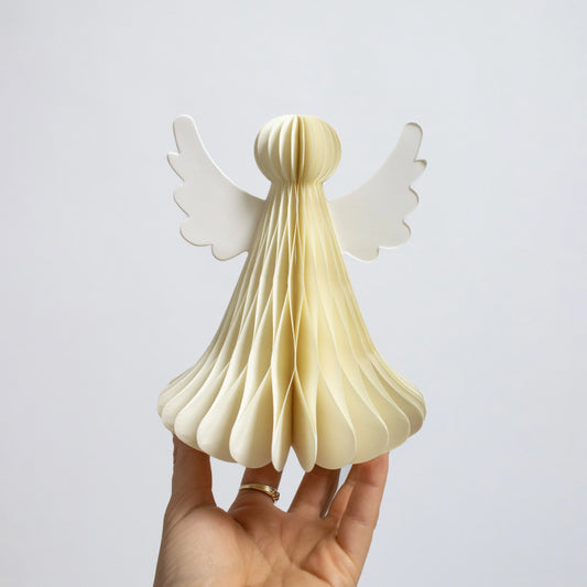 Papier-Engel 15 cm in Weiß