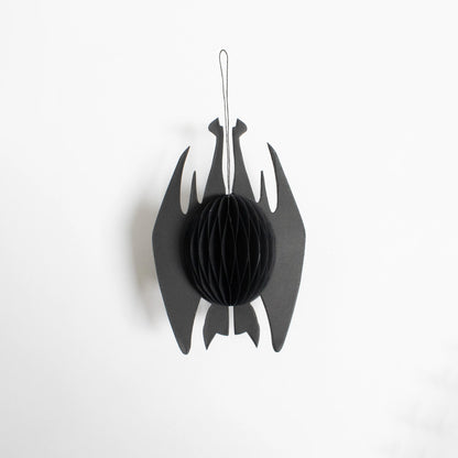 Papier-Fledermaus zum Aufhängen – Halloween-Deko, 15 & 20 cm