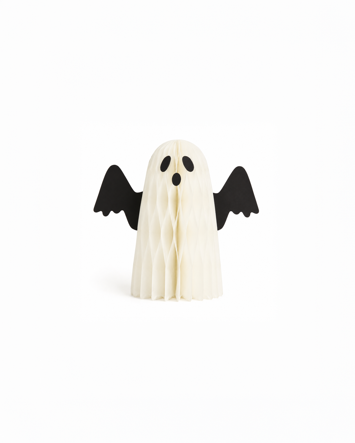 Papier-Geist 15 cm – Halloween-Deko zum Hinstellen