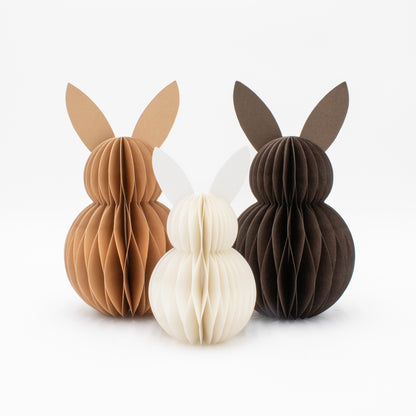 Papier-Osterhase minimalistisch in Natur
