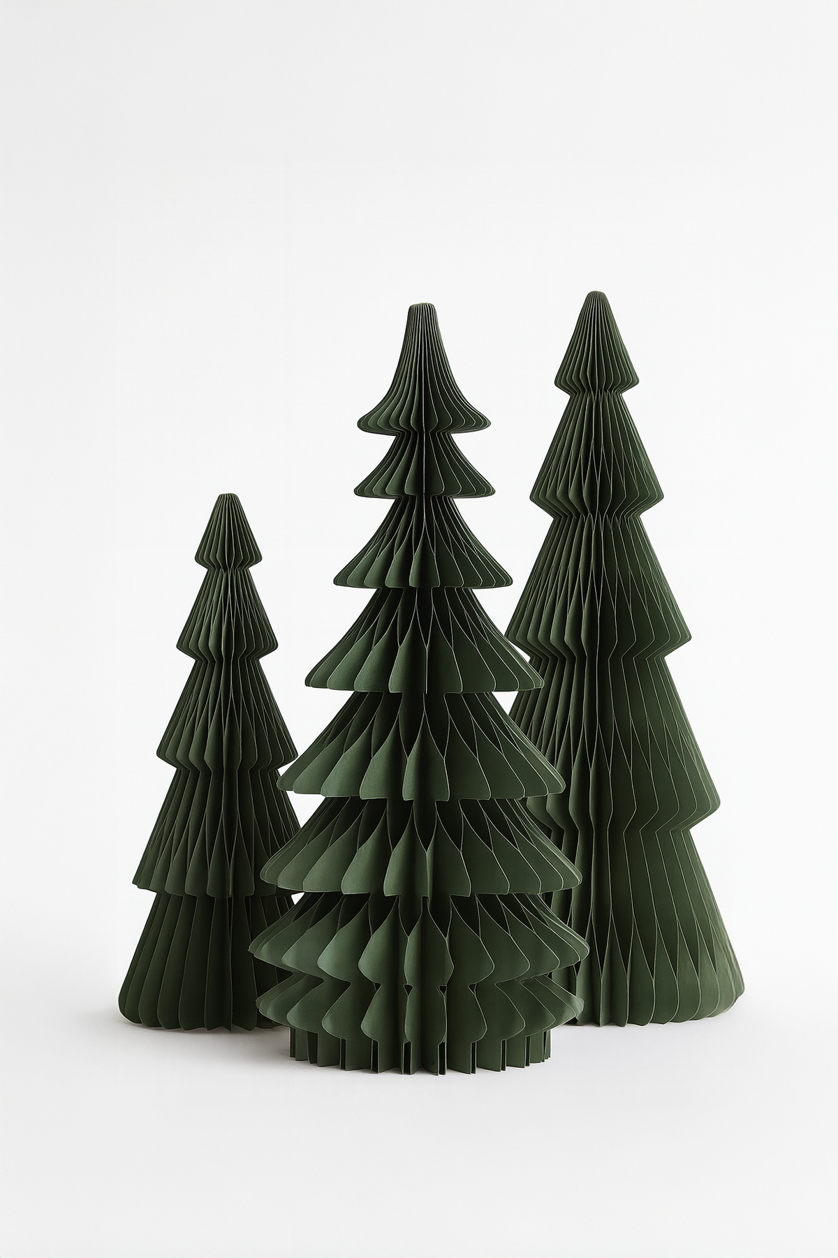 Papier-Weihnachtsbaum Freya – 60 cm, Faltendesign