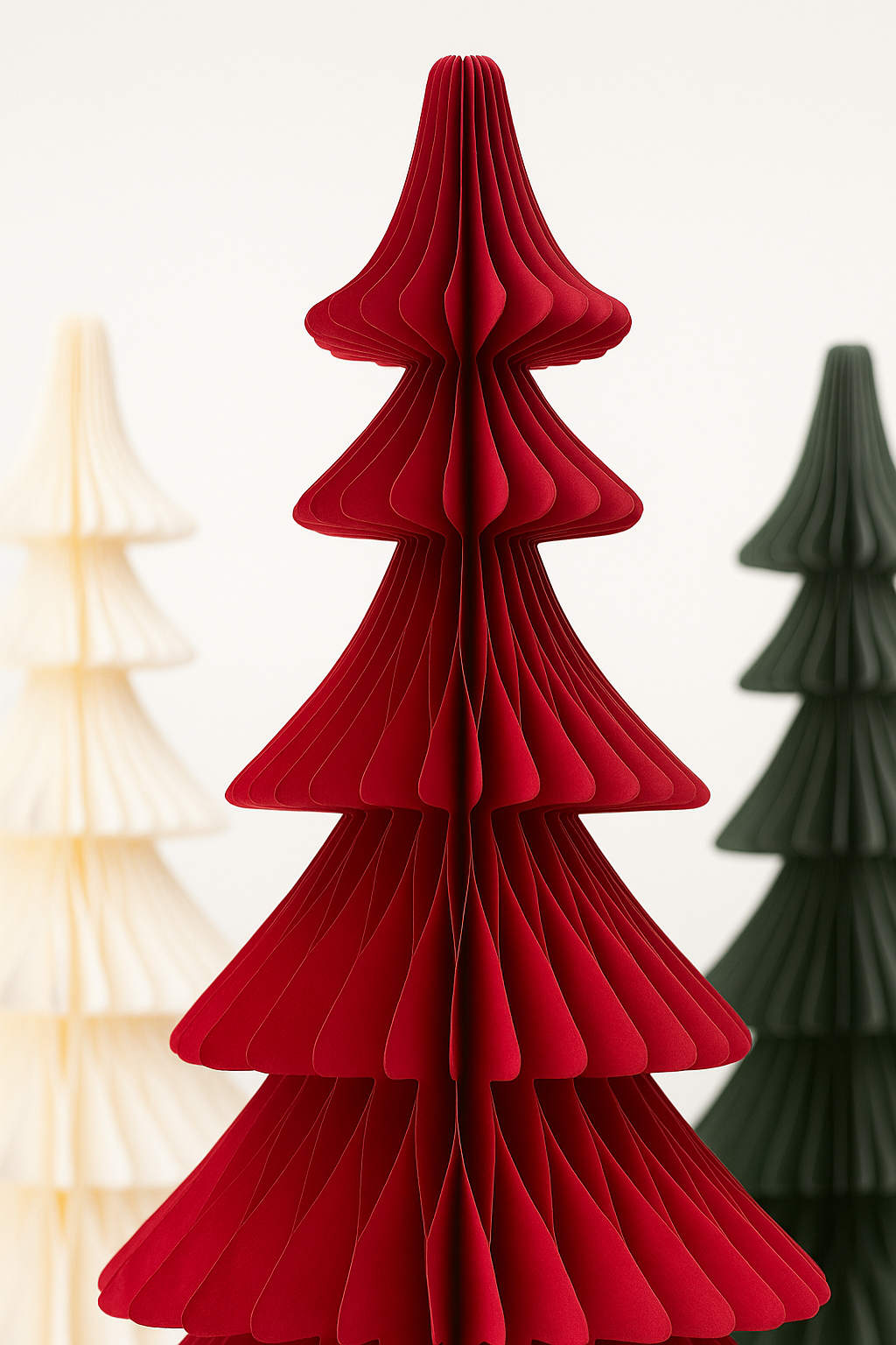Papier-Weihnachtsbaum Freya – Detailansicht