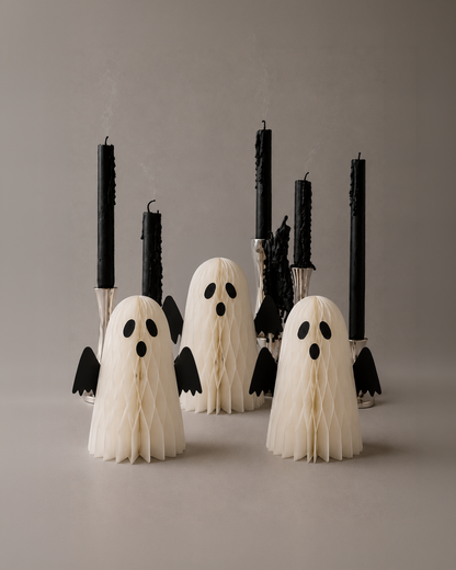 Papier-Geist 15 cm – Nachhaltige Halloween-Deko aus Papier