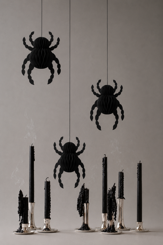 Spinnendekoration Halloween