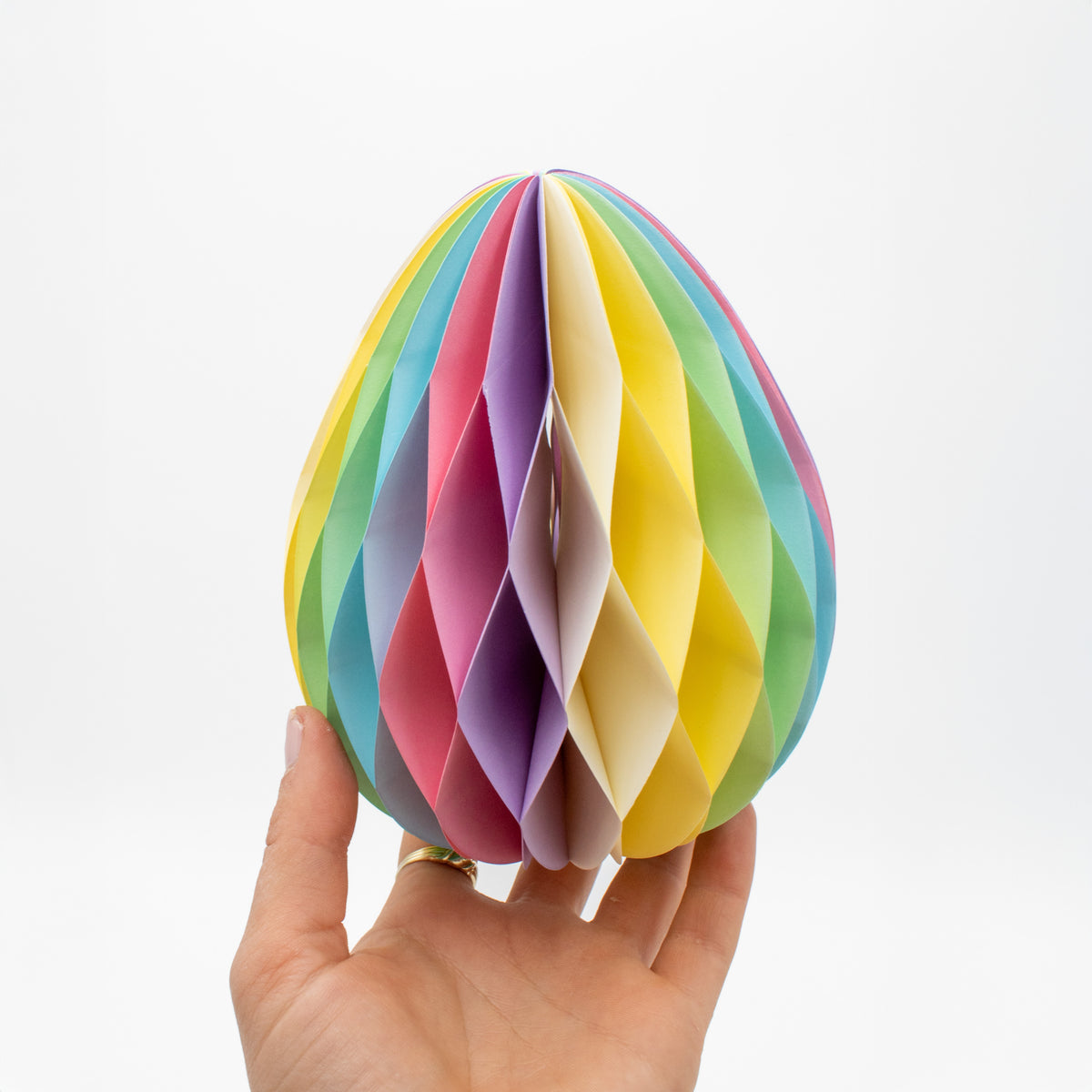 XL Papier-Ostereier Multicolor Bunt – 15 & 20 cm