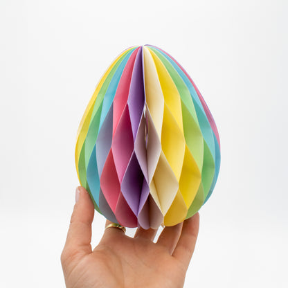XL Papier-Ostereier Multicolor Bunt – 15 & 20 cm