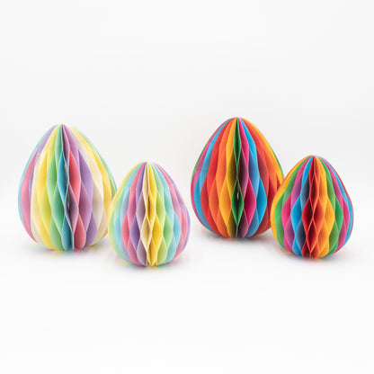XL Papier-Ostereier Multicolor Bunt – 15 & 20 cm