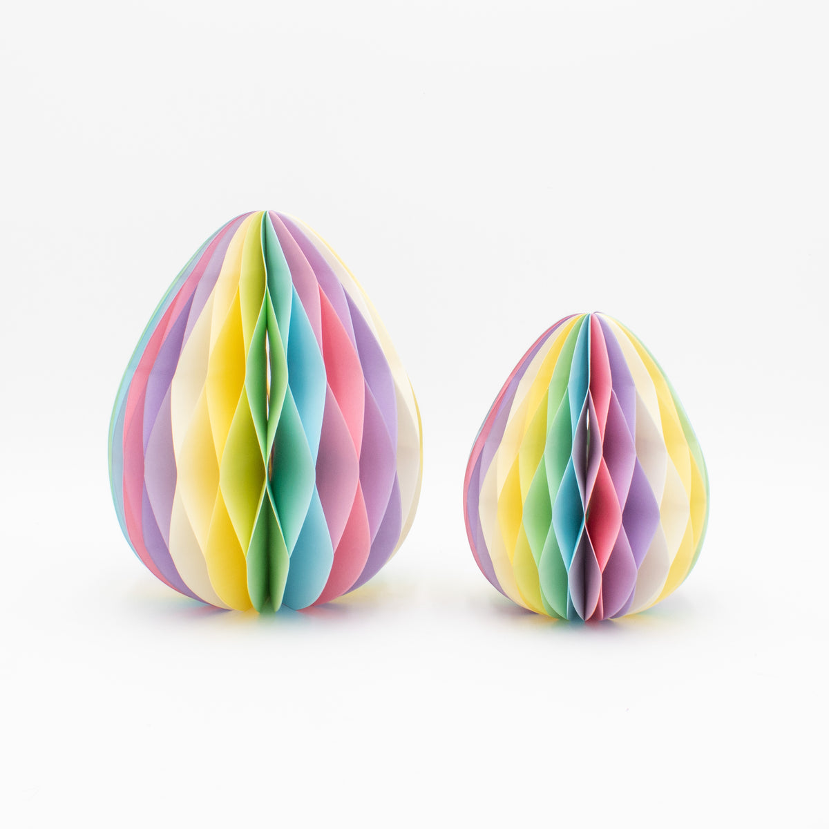 XL Papier-Ostereier Multicolor Bunt – 15 & 20 cm