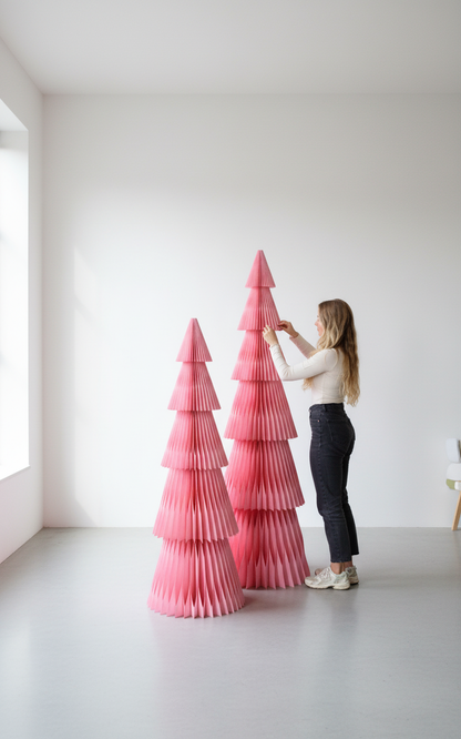 XXL Papier-Weihnachtsbaum Tilda – modular bis 3 m