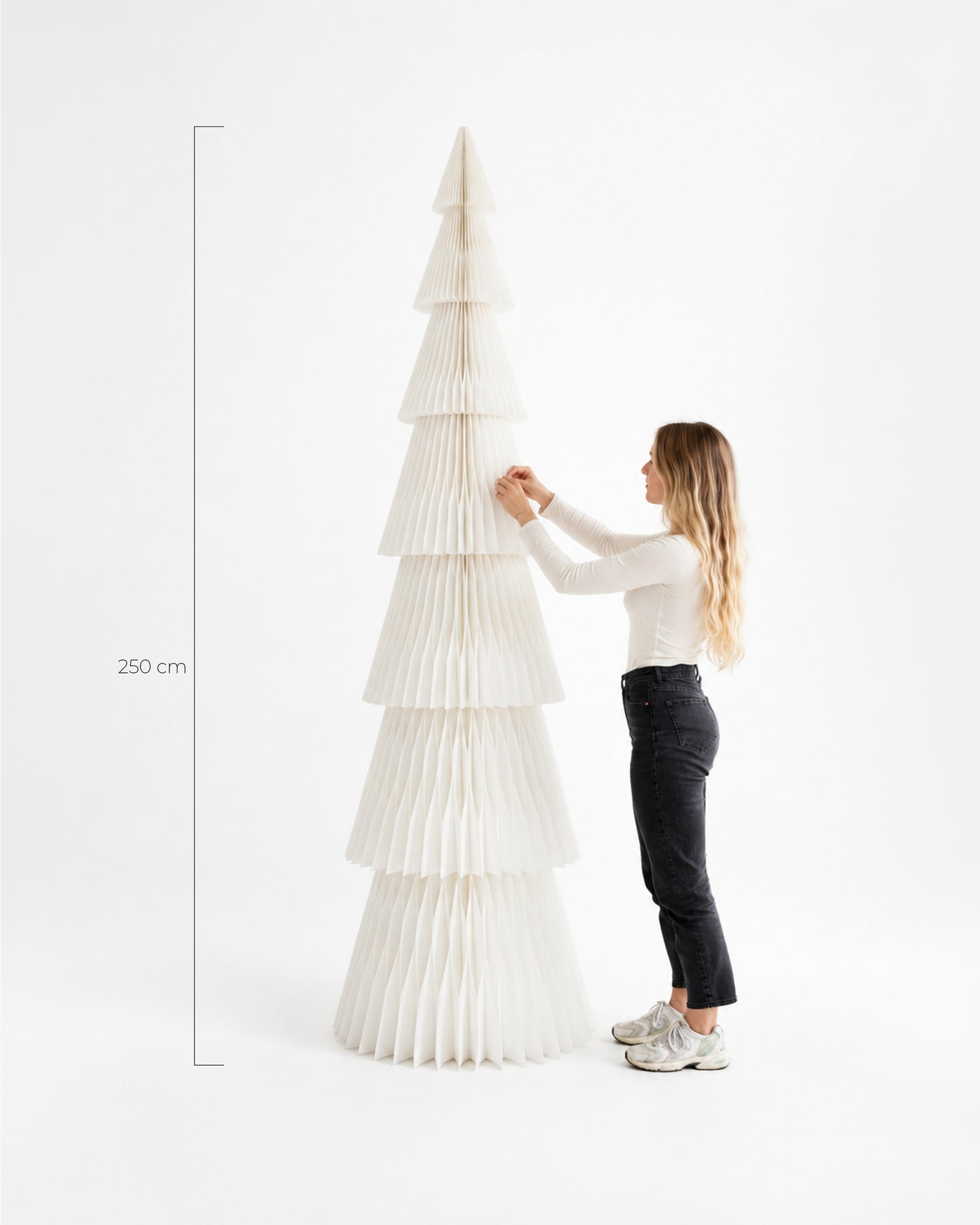 XXL Papier Weihnachtsbaum Tilda | 120–300 cm