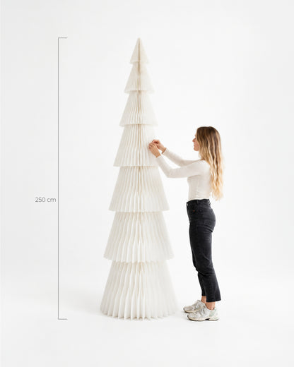 XXL Papier Weihnachtsbaum Tilda | 120–300 cm